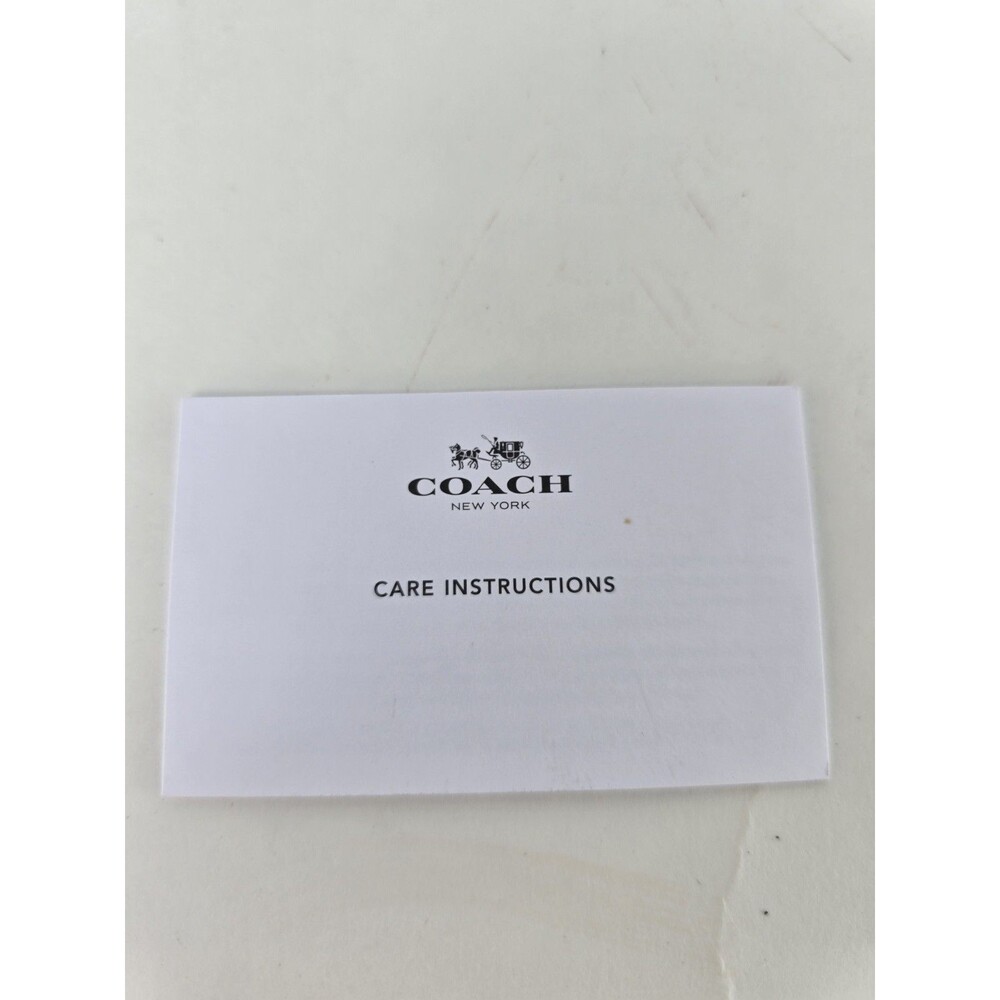 COACH MENS/UNISEX BOND BACKPACK PEBBLE LEATHER MIDNIGHT BLUE/BLACK NWOT - Picture 9 of 9